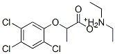 diethylammonium 2-(2,4,5-trichlorophenoxy)propionate Struktur