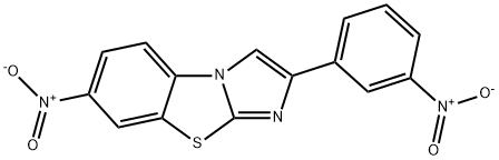 7-NITRO-2-(3-NITROPHENYL)IMIDAZO[2,1-B]BENZOTHIAZOLE Struktur