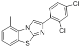 2-(2,4-DICHLOROPHENYL)-5-METHYLIMIDAZO[2,1-B]BENZOTHIAZOLE Struktur