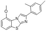 2-(2,4-DIMETHYLPHENYL)-5-METHOXYIMIDAZO[2,1-B]BENZOTHIAZOLE Struktur