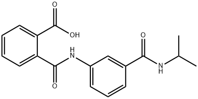 2-({3-[(ISOPROPYLAMINO)CARBONYL]ANILINO}CARBONYL)-BENZOIC ACID Struktur