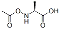 Alanine, N-(acetyloxy)- (9CI) Struktur