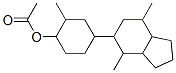 2-methyl-4-(octahydro-4,7-dimethyl-1H-inden-5-yl)cyclohexyl acetate Struktur