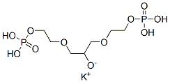 (2-hydroxypropane-1,3-diyl)bis(oxyethylene) bis(dihydrogen phosphate), potassium salt Struktur