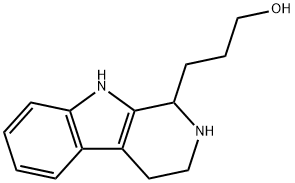 2,3,4,9-tetrahydro-1H-pyrido[3,4-b]indole-1-propanol Struktur