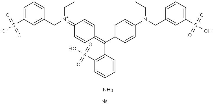 ACID BLUE 9 Struktur