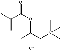 trimethyl[2-[(2-methyl-1-oxoallyl)oxy]propyl]ammonium chloride Struktur