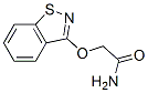 2-(1,2-benzisothiazol-3-yloxy)acetamide Struktur