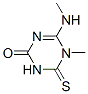 5,6-dihydro-5-methyl-4-(methylamino)-6-thioxo-1,3,5-triazin-2(1H)-one Struktur