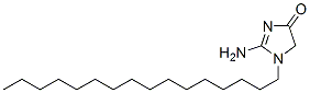 2-amino-1-hexadecyl-1,5-dihydro-4H-imidazol-4-one Struktur
