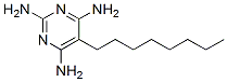 5-octylpyrimidine-2,4,6-triamine Struktur