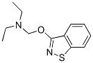 [(1,2-benzisothiazol-3-yloxy)methyl](diethyl)amine Struktur