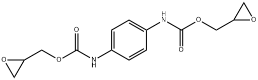 bis(oxiranylmethyl) p-phenylenebiscarbamate Struktur