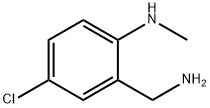 2-(AMINOMETHYL)-4-CHLORO-N-METHYLBENZENAMINE Struktur