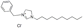 3-benzyl-1-decyl-4,5-dihydro-1H-imidazolium chloride Struktur