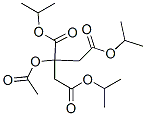 tris(1-methylethyl) 2-(acetyloxy)propane-1,2,3-tricarboxylate Struktur