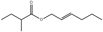 (E)-hex-2-enyl 2-methylbutyrate Struktur