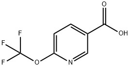 6-(trifluoroMethoxy)nicotinic acid Struktur