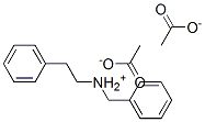 N-benzylphenethylammonium diacetate  Struktur