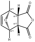 1-Methyl-7-oxabicyclo[2.2.1]-5-heptene-2,3-dicarboxylicanhydride Struktur