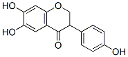 6,7,4'-trihydroxyisoflavanone Struktur