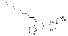 2,2'-[1-(2-dodecenyl)ethane-1,2-diyl]bis-2-oxazoline-4,4-dimethanol Struktur