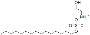 (2-hydroxyethyl)ammonium pentadecyl sulphate Struktur