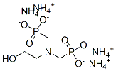 tetraammonium [[(2-hydroxyethyl)imino]bis(methylene)]bisphosphonate Struktur