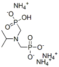 triammonium hydrogen [[(1-methylethyl)imino]bis(methylene)]bisphosphonate Struktur