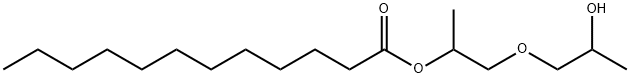 2-(2-hydroxypropoxy)-1-methylethyl laurate  Struktur