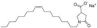 sodium (Z)-1-(octadec-9-enyl)-5-oxopyrrolidine-3-carboxylate Struktur