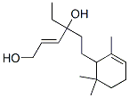 4-ethyl-6-(2,6,6-trimethylcyclohex-2-en-1-yl)hex-2-ene-1,4-diol Struktur