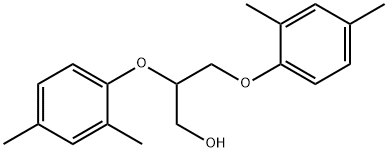 2,3-bis(2,4-dimethylphenoxy)propan-1-ol Struktur