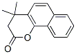 3,4-dihydro-4,4-dimethyl-7,8-benzocoumarin  Struktur