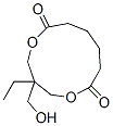 2-ethyl-2-(hydroxymethyl)propane-1,3-diyl adipate Struktur