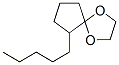 6-pentyl-1,4-dioxaspiro[4.4]nonane Struktur