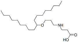 (Z)-N-[3-(9-octadecyloxy)propyl]-beta-alanine Struktur