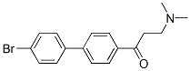 1-(4'-bromo[1,1'-biphenyl]-4-yl)-3-(dimethylamino)propan-1-one Struktur