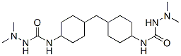 4,4'-(methylenedicyclohexane-1,4-diyl)bis[1,1-dimethylsemicarbazide] Struktur