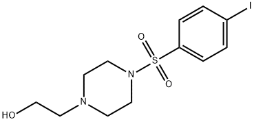 2-(4-((4-Iodophenyl)sulfonyl)piperazin-1-yl)ethanol Struktur