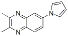 Quinoxaline,  2,3-dimethyl-6-(1H-pyrrol-1-yl)- Struktur