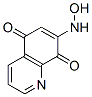 7-(hydroxyamino)-5,8-quinolinedione Struktur