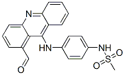 Methanesulfonamide, N-(4-((1-formyl-9-acridinyl)amino)phenyl)- Struktur