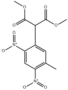 Dimethyl 2-(5-methyl-2,4-dinitrophenyl)malonate Struktur