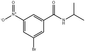 3-Bromo-N-isopropyl-5-nitrobenzamide Struktur