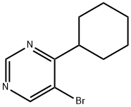 5-Bromo-4-cyclohexylpyrimidine Struktur