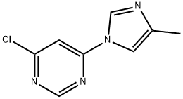 4-Chloro-6-(4-methyl-1H-imidazol-1-yl)pyrimidine Struktur