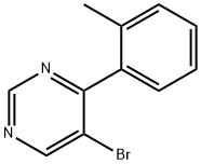 5-Bromo-4-(2-methylphenyl)pyrimidine Struktur