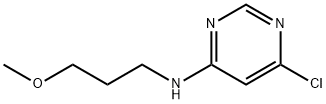 6-Chloro-N-(3-methoxypropyl)pyrimidin-4-amine Struktur