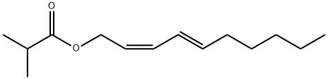 (Z,E)-deca-2,4-dienyl isobutyrate Struktur